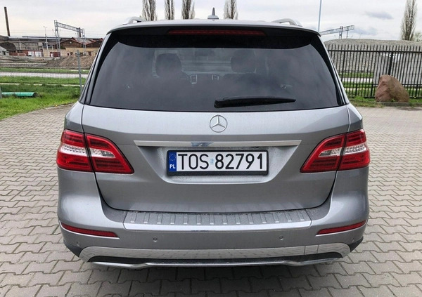 Mercedes-Benz ML cena 84900 przebieg: 160000, rok produkcji 2013 z Żywiec małe 67